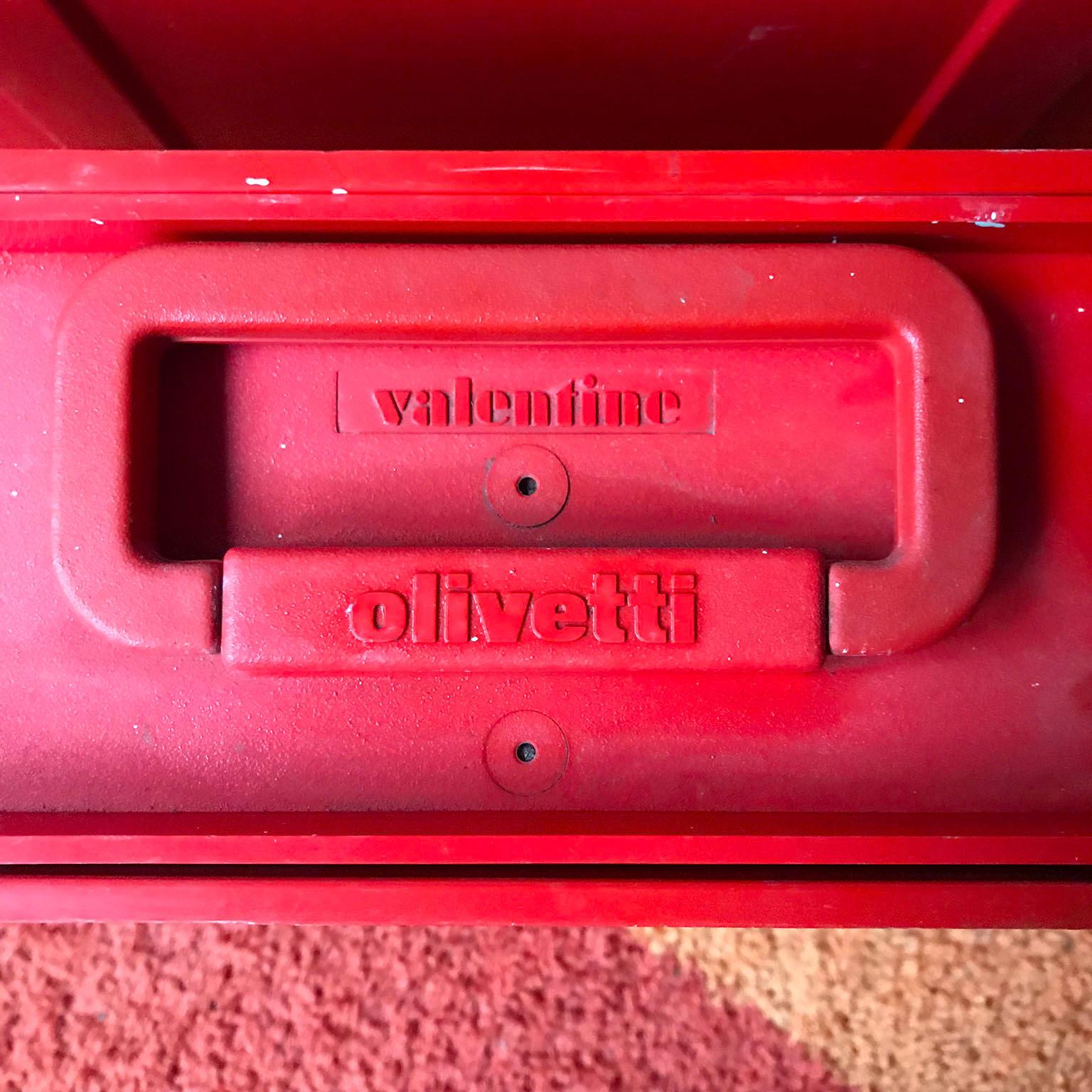 1968, Ettore Sottsas & Perry King for Olivetti, Italy, Red Valentine Typewriter 5