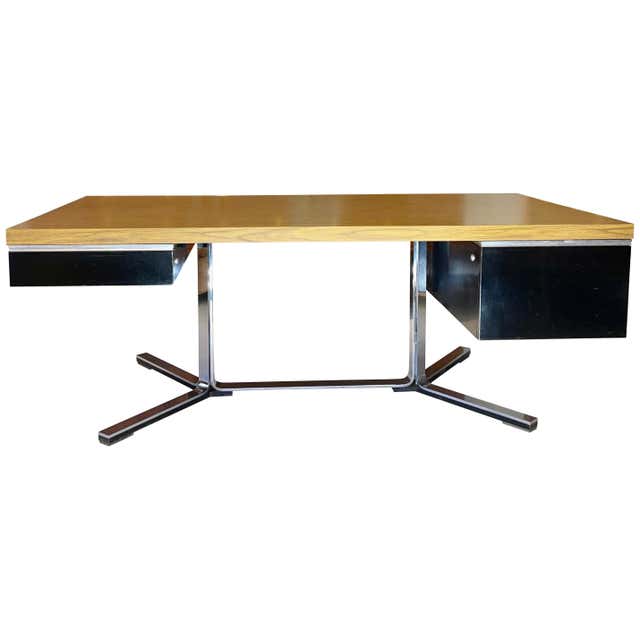 Executive Desk Enzo, Leather Edition, Office Desk For Sale at 1stDibs ...
