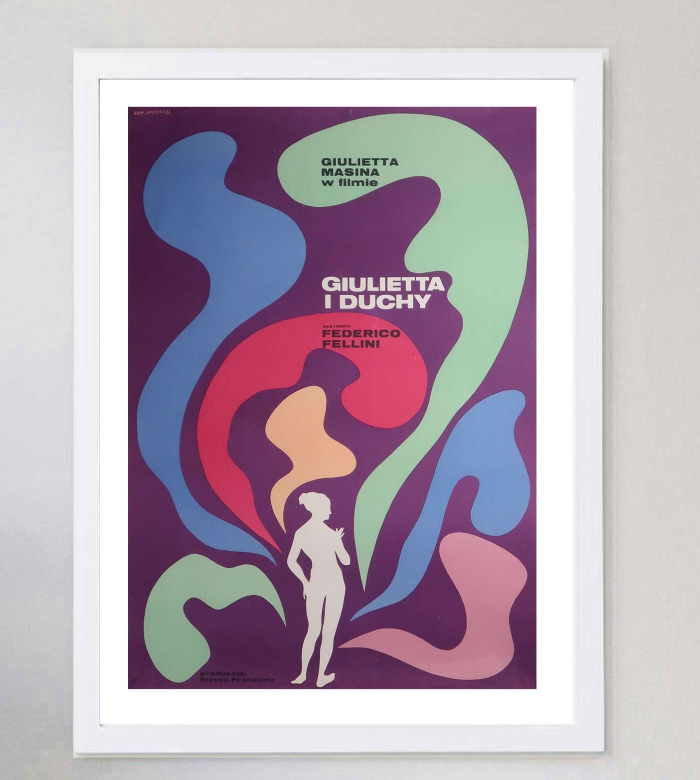 1968 Juliet of the Spirits (Polnisch) Original Vintage Poster (Mitte des 20. Jahrhunderts) im Angebot