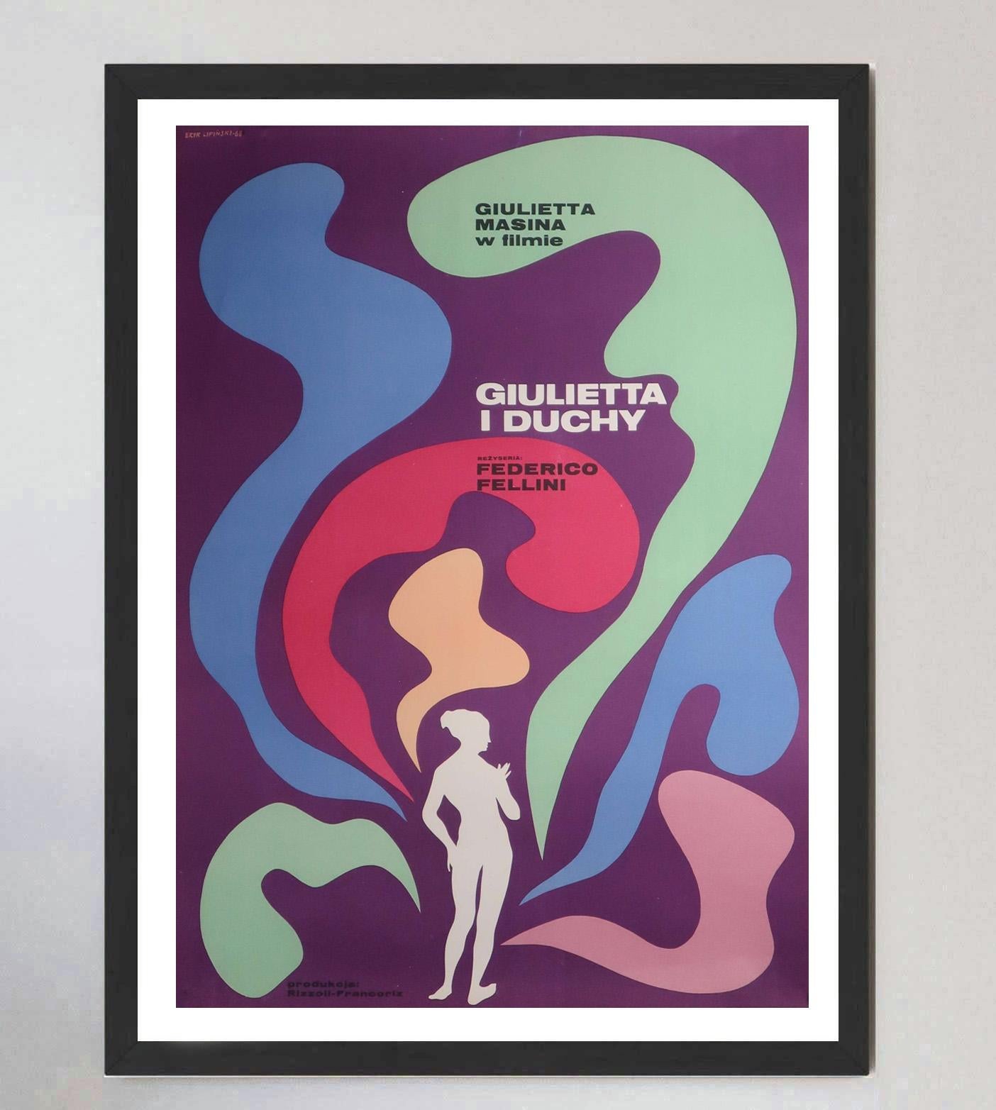 1968 Juliet of the Spirits (Polnisch) Original Vintage Poster (Papier) im Angebot