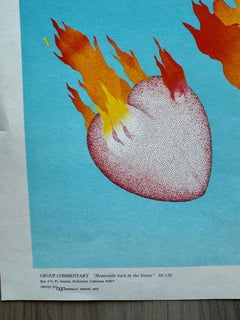 1968 K.C. Lithographie RIgnall « Meanwhile Back In The States », signée