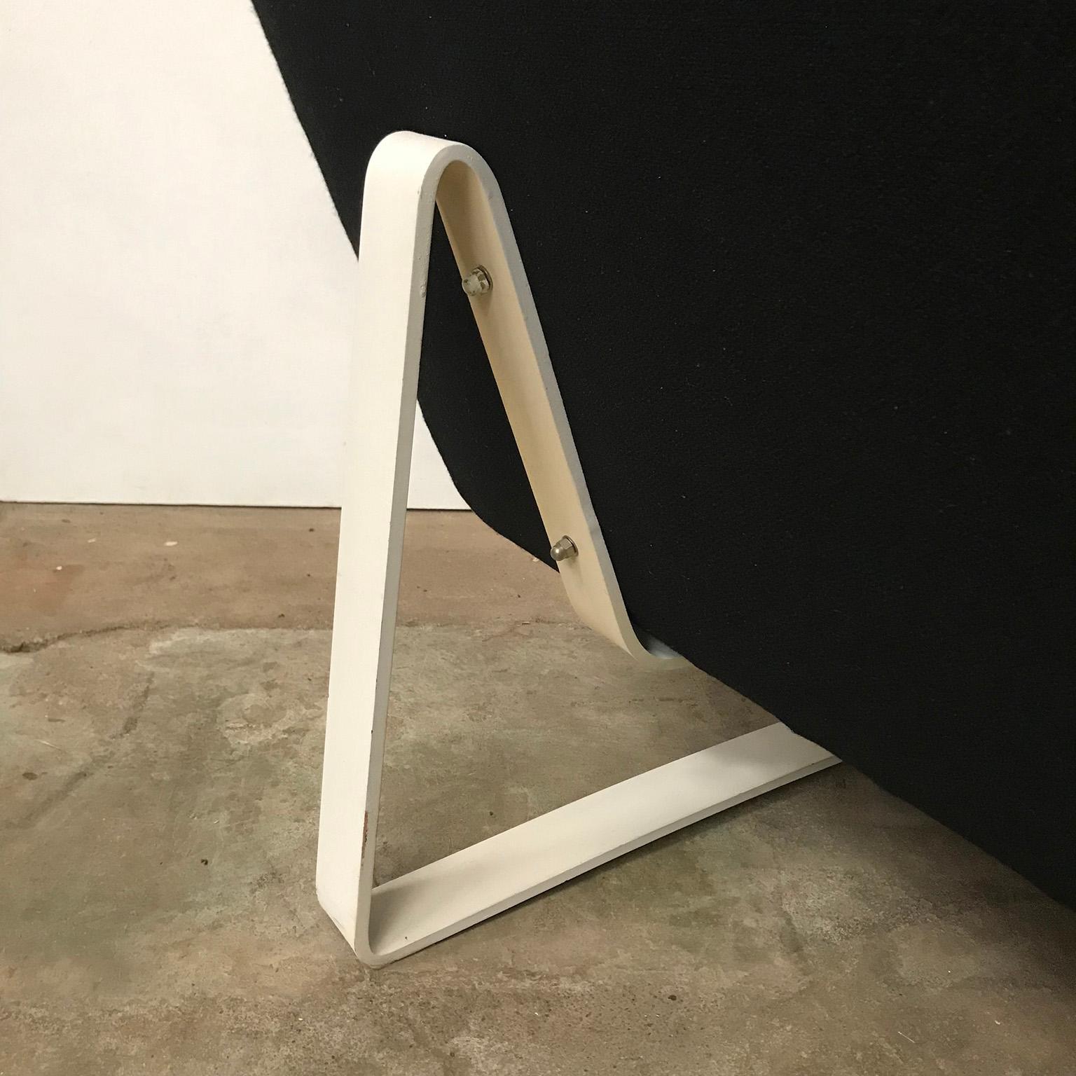Metal 1968, Kho Liang Ie for Artifort, White Base 2-Seat, Redone in Black Fabric