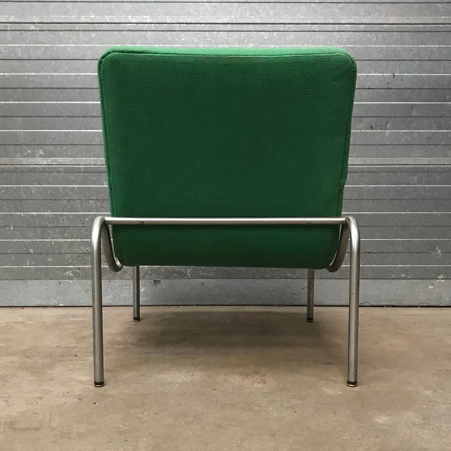 1968, Kho Liang Ie for Stabin Holland, Rare Apple Green Low Lounge Chair 2