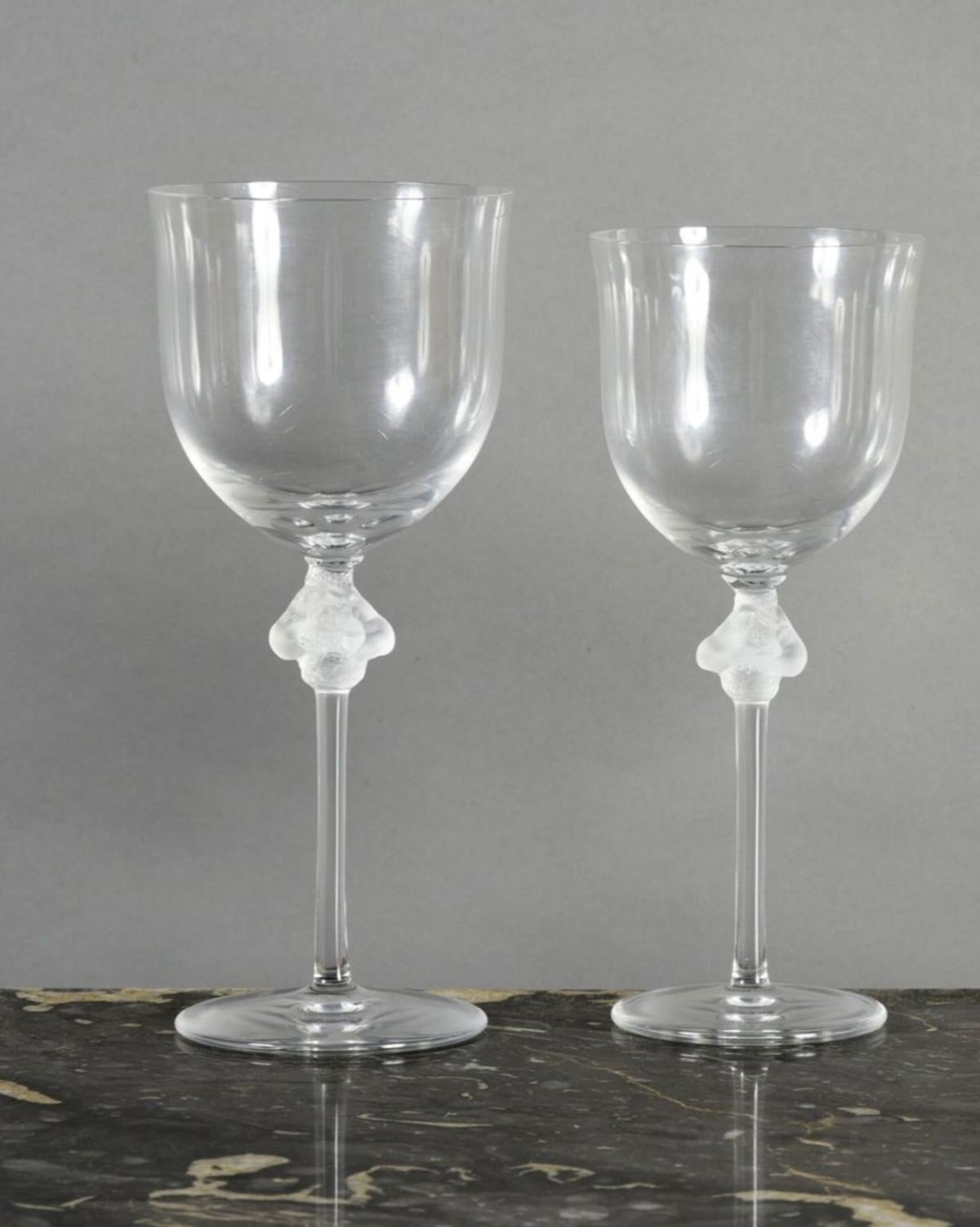 Français 1968-LALIQUE France, Service Cristal 