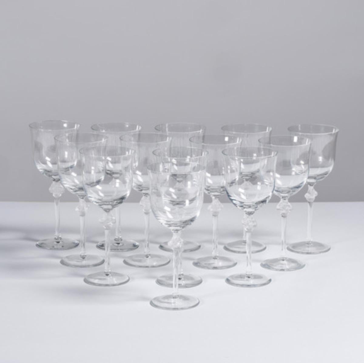 1968-LALIQUE France, Service Cristal 