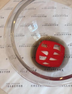 1968 Ludovico de Santillana Venini Signed Murano Glass Vase