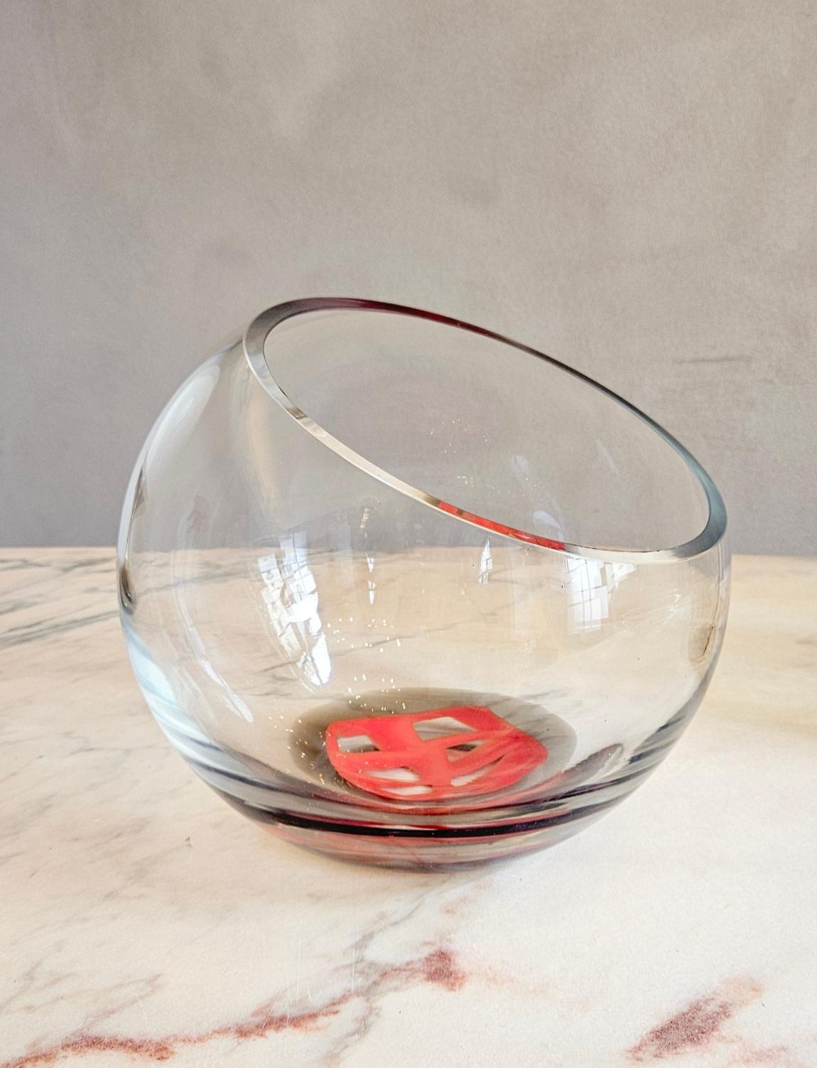 1968 Ludovico de Santillana Venini Signed Murrina Vase In Excellent Condition For Sale In Florence, Tuscany