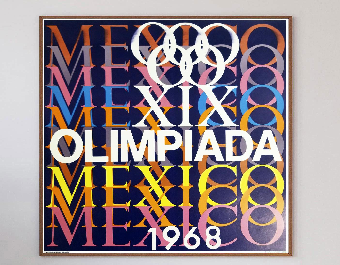 The 1968 Summer Olympics officially known as the Games of the XIX Olympiad, were an international multi-sport event held from 12 to 27 October 1968 in Mexico City, Mexico. These were the first Olympic Games to be staged in Latin America and the