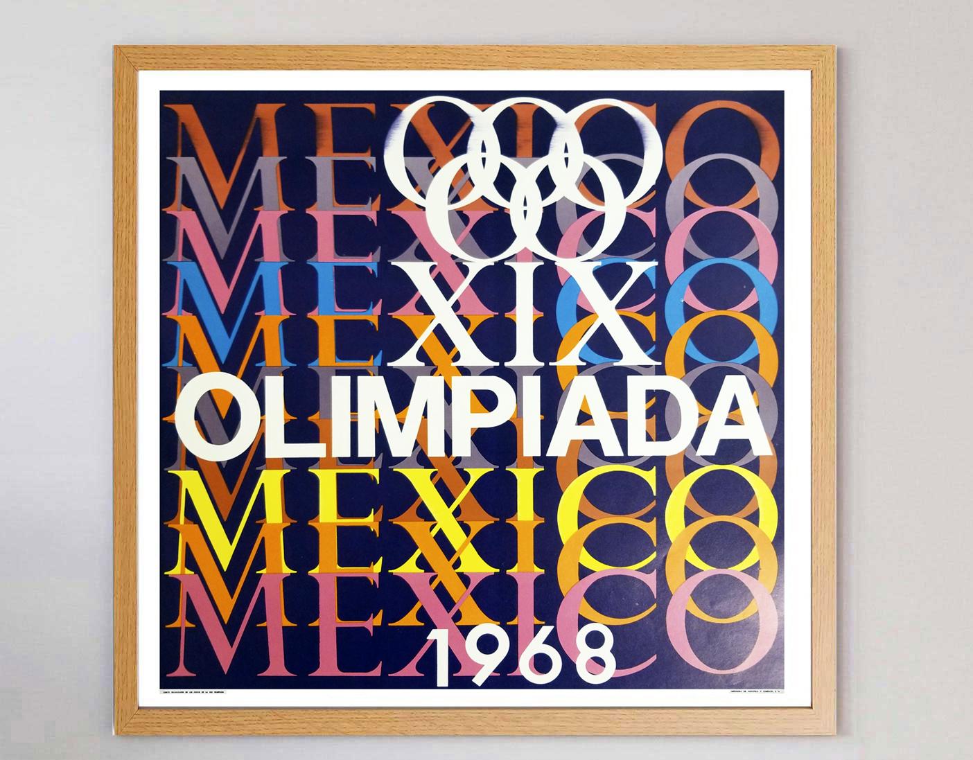 jo mexico 1968 affiche