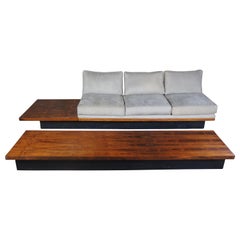 1968 Milo Baughman Thayer Coggin Platform Sofa Coffee Table Mid-Century Modern