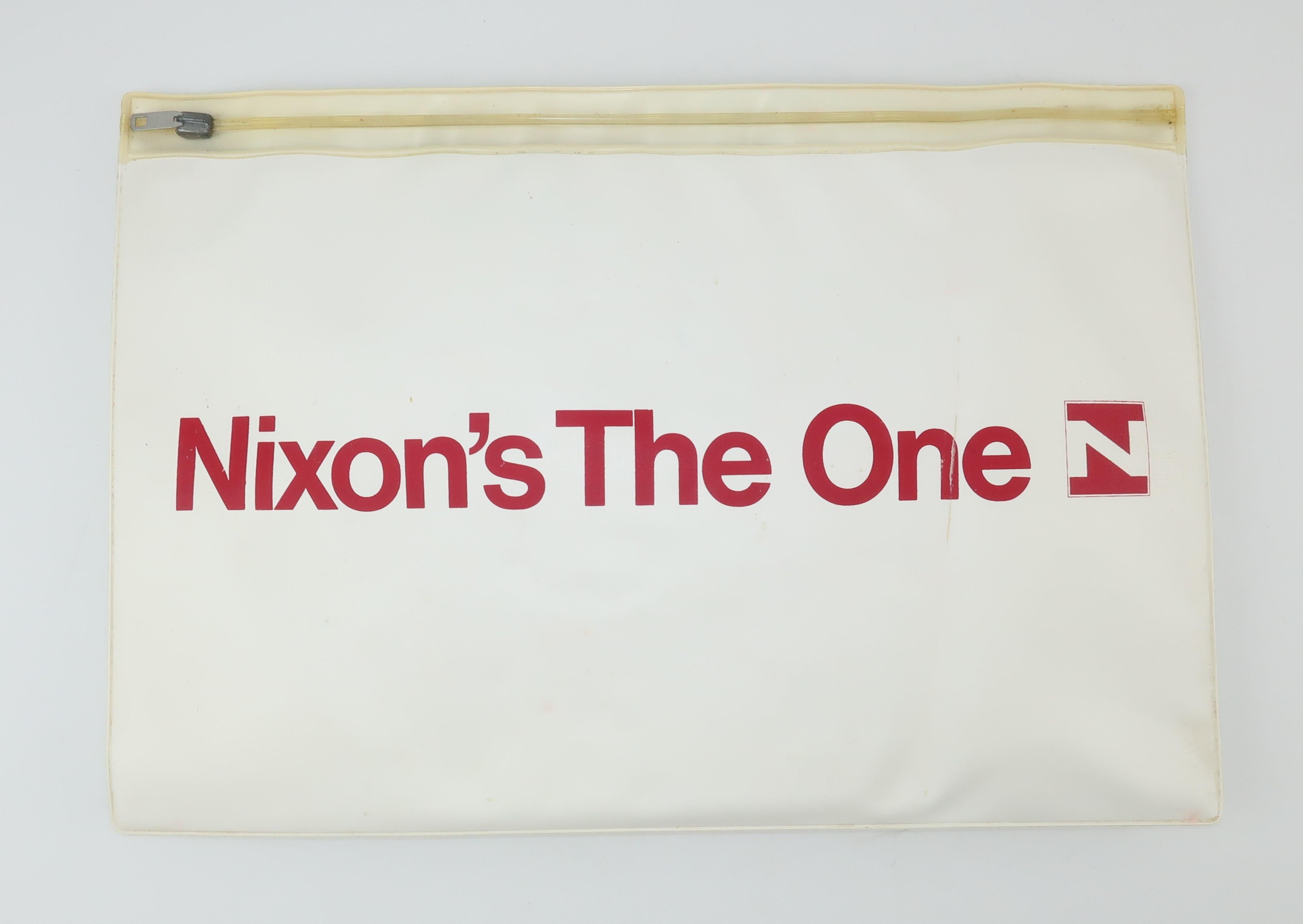 1968 Nixon Presidential Campaign Pop Art Paper Dress 2
