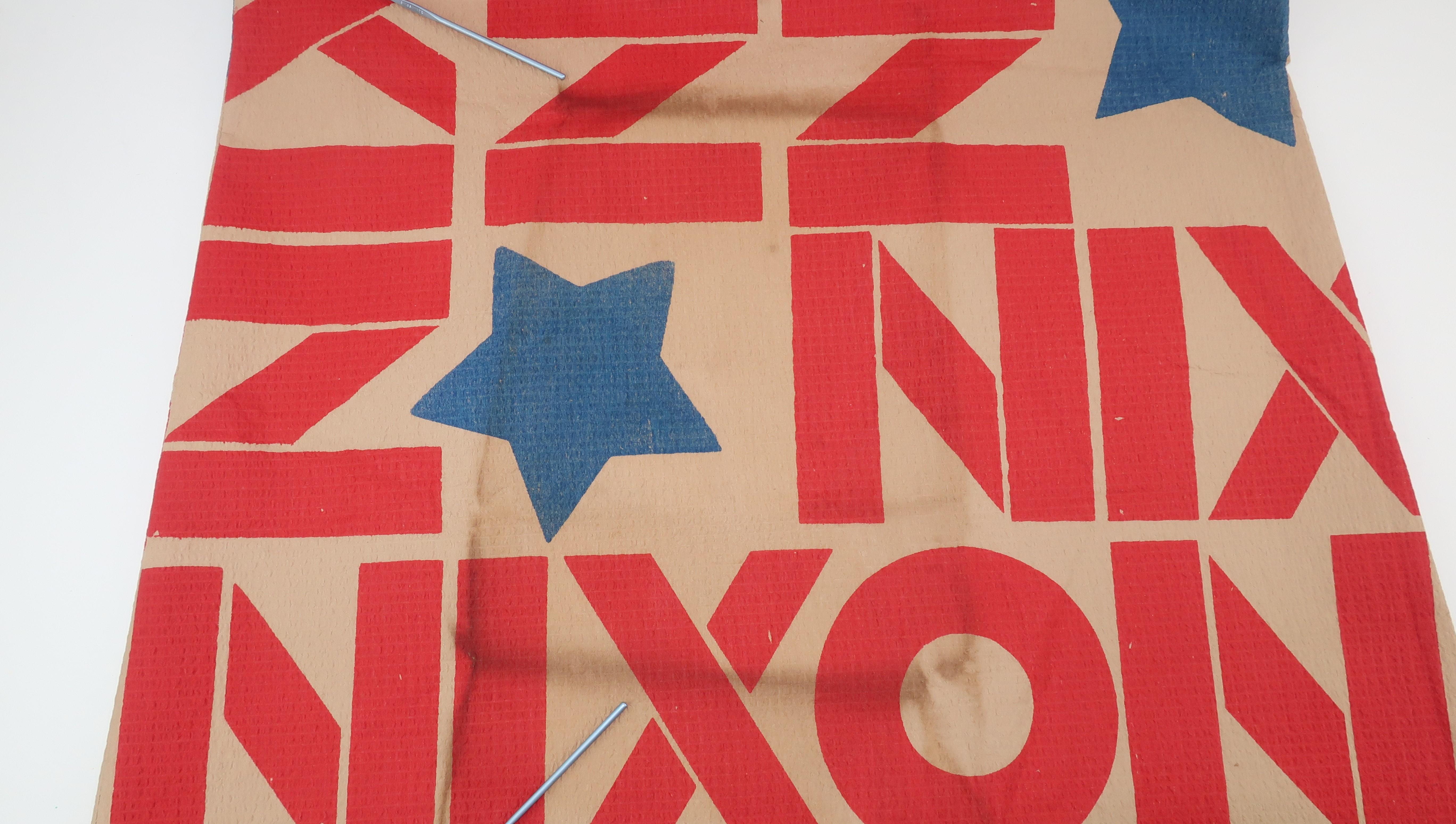 1968 Nixon Presidential Campaign Pop Art Paper Dress 6