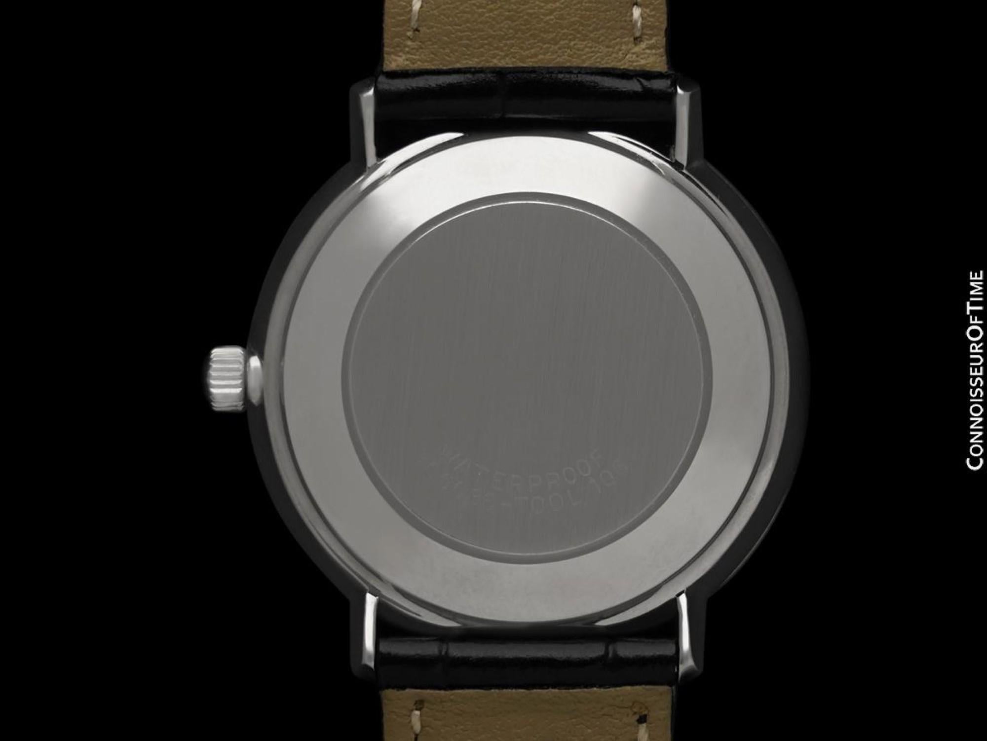 1968 Omega De Ville Vintage Mens Cal. 565 Automatic Watch - Stainless Steel For Sale 2