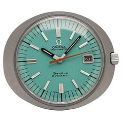1968 Omega Dynamic Vintage Mens Cal. 565 Watch with Tiffany Blue Dial - SS