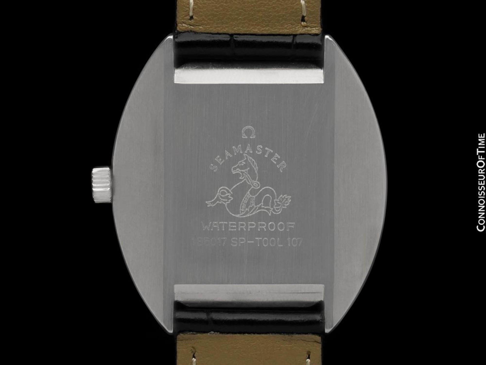 Omega Seamaster Cosmic Vintage Mens Retro Handwound Watch, en acier inoxydable, 1968 en vente 2