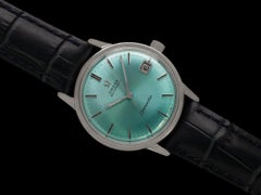 1968 Omega Seamaster Mens Vintage Cal. 565 Watch with Tiffany Blue Dial - SS