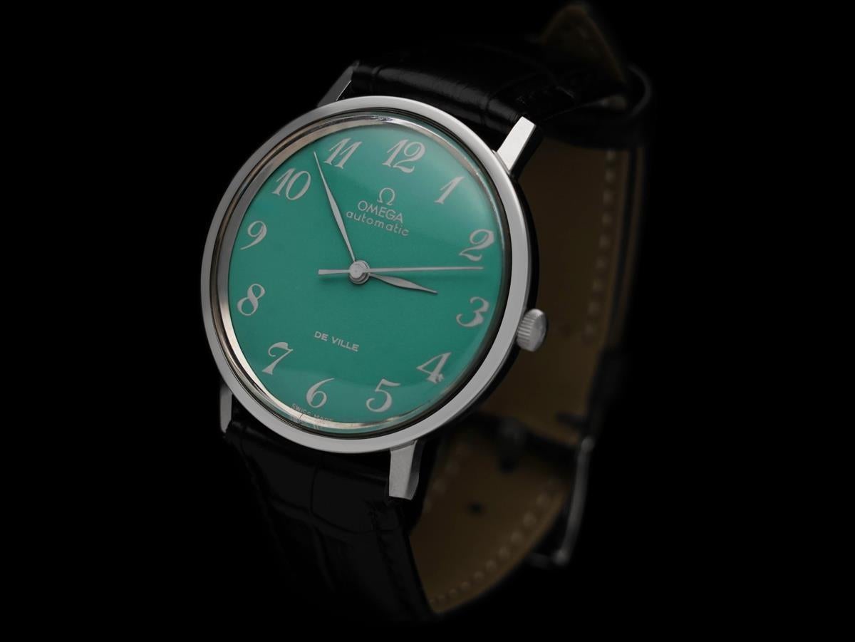 Men's 1968 Omega Vintage De Ville Mens Cal. 711 Automatic Watch - Stainless Steel For Sale