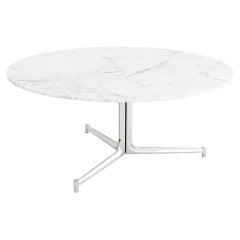 1968 Preben Fabricius and Jorgen Kastholm T150 Dining Table w/ Aluminum Base