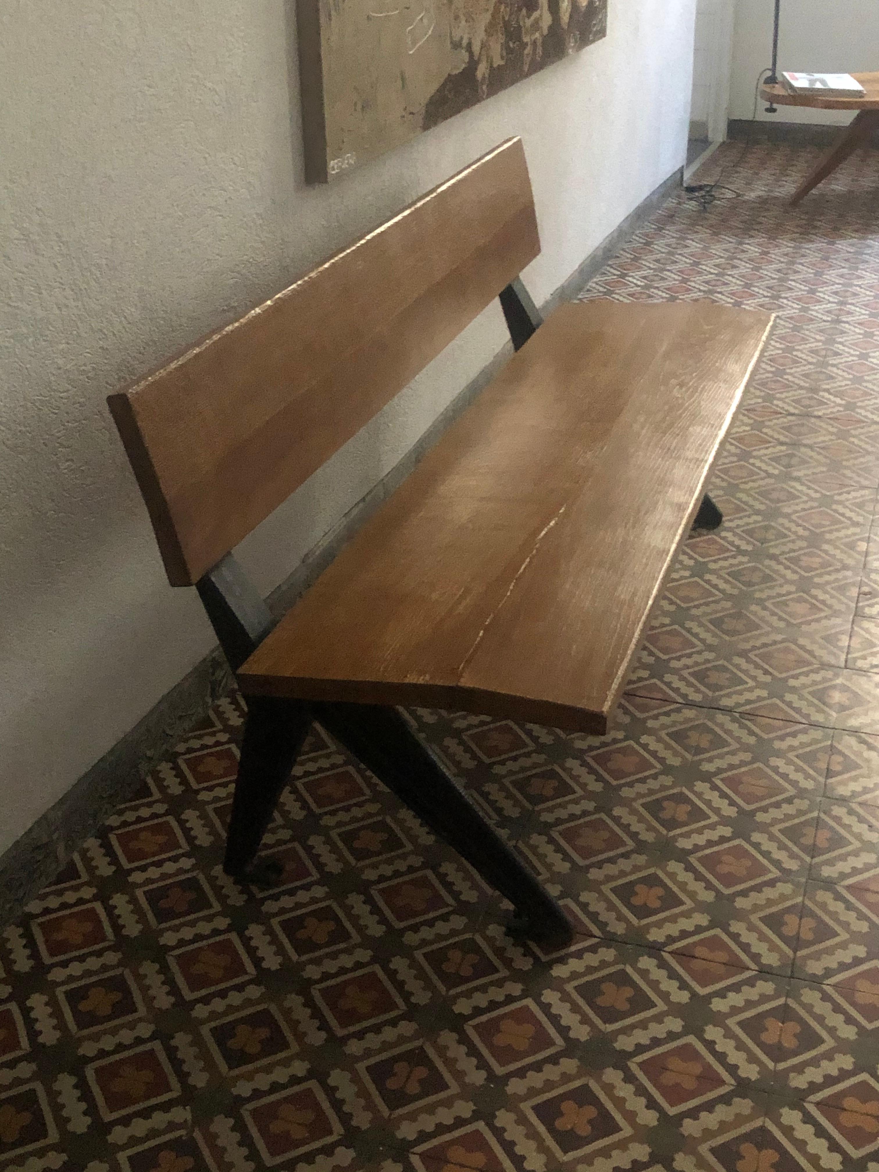 French 1968, Rare Bench Georges Candilis