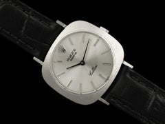 1968 ROLEX Cellini Classic Vintage Ladies 18K White Gold Watch - Mint