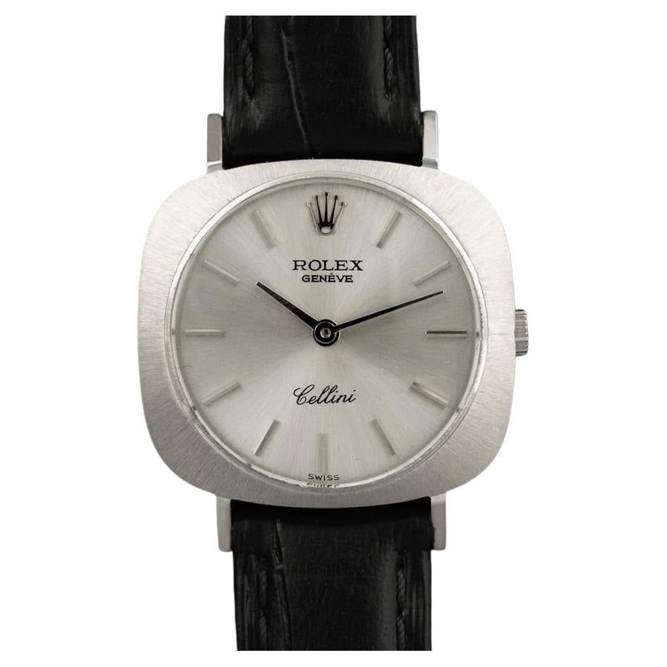 1968 ROLEX Cellini Classic Vintage Damen 18K Weißgold Uhr - Mint
