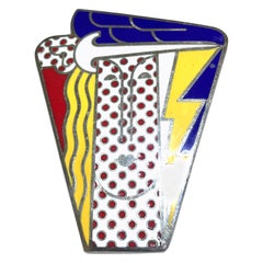 1968 Roy Lichtenstein Pop Art Brooch