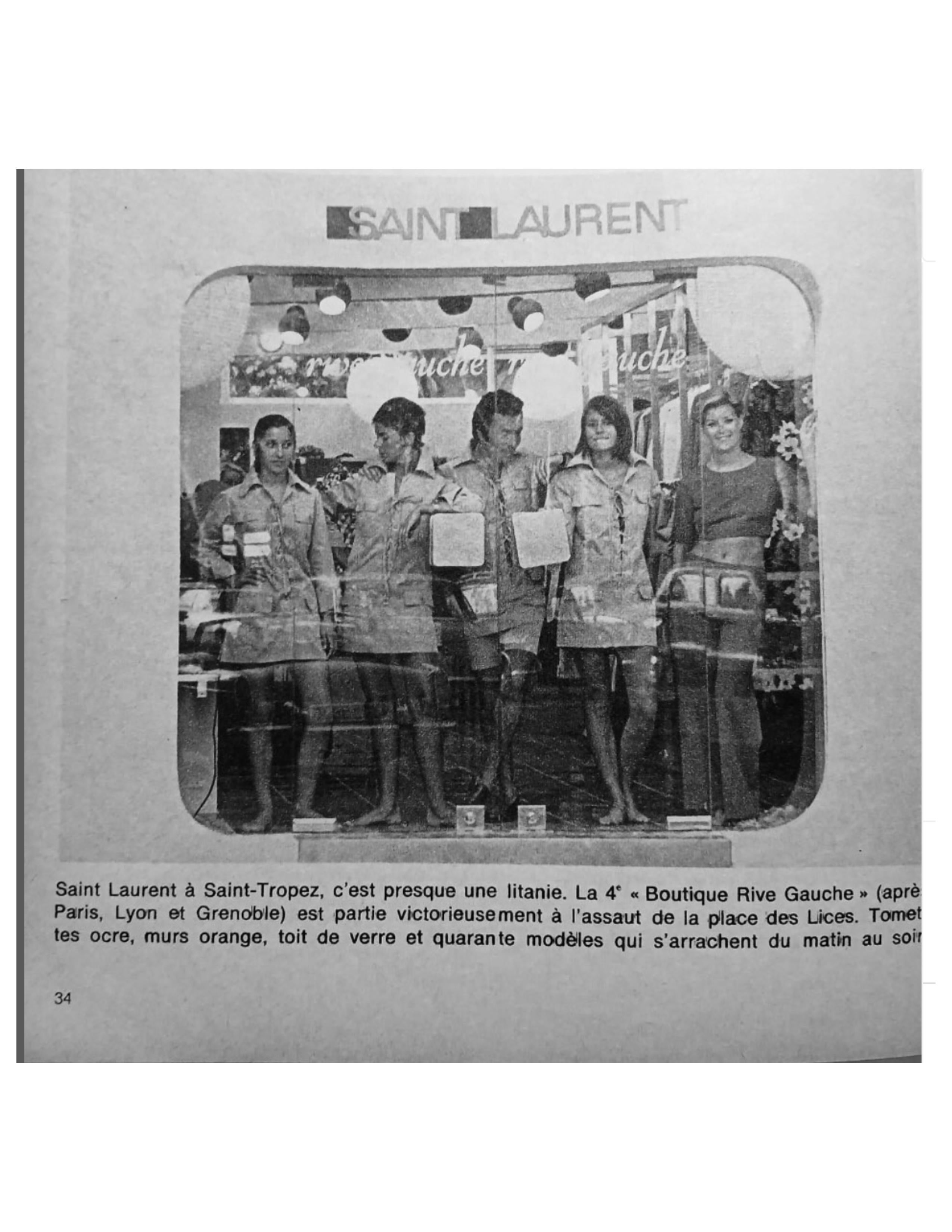 1968 SAINT LAURENT rive gauche dark khaki 'saharienne' safari tunic en venta 14