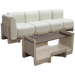 1968 Conjunto de sofá y mesa de centro
