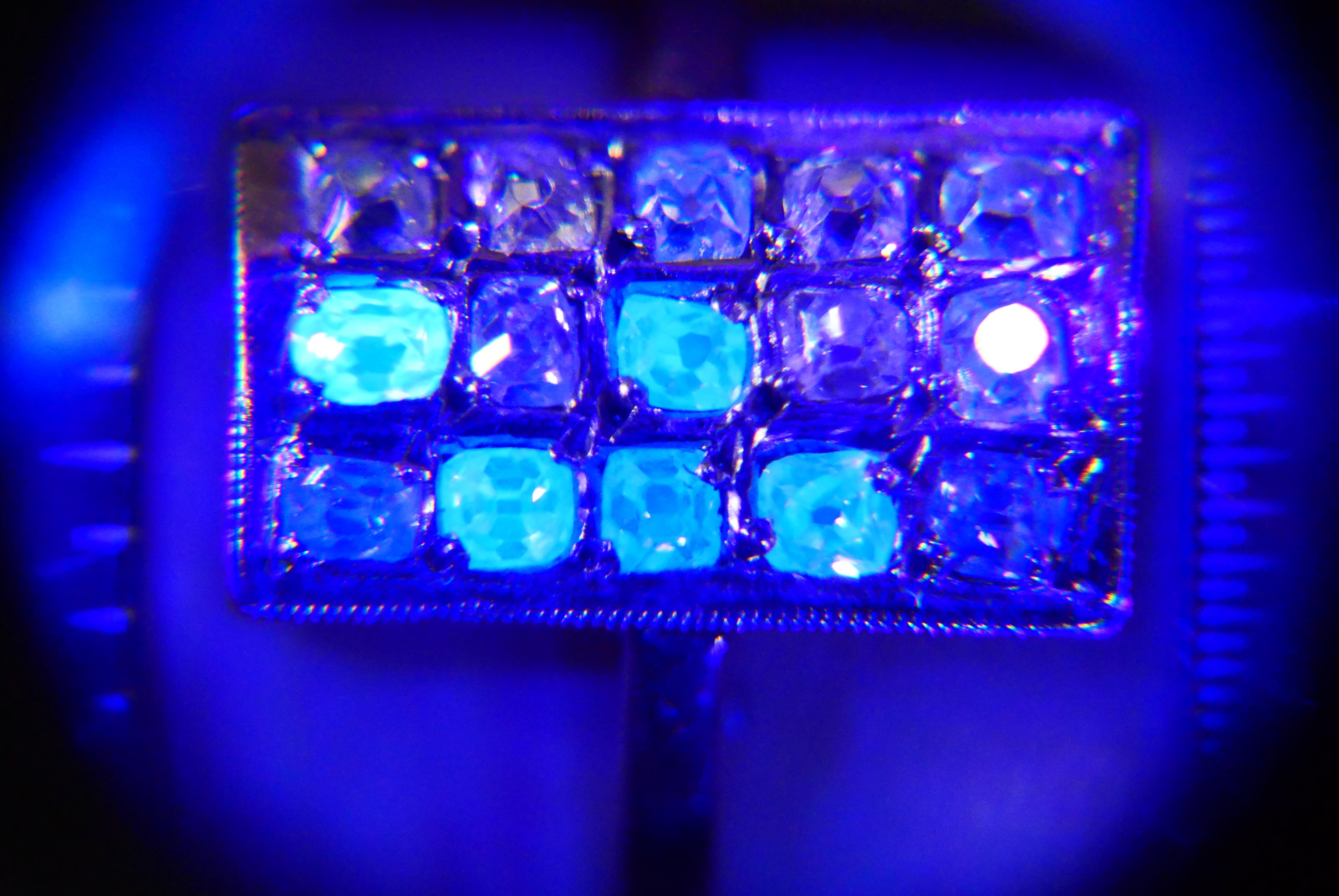 1968 Soviet Baku Ring 2.4 ctw Russian Diamonds 583 / 14K Gold Ø 7 US / 5 gr For Sale 10