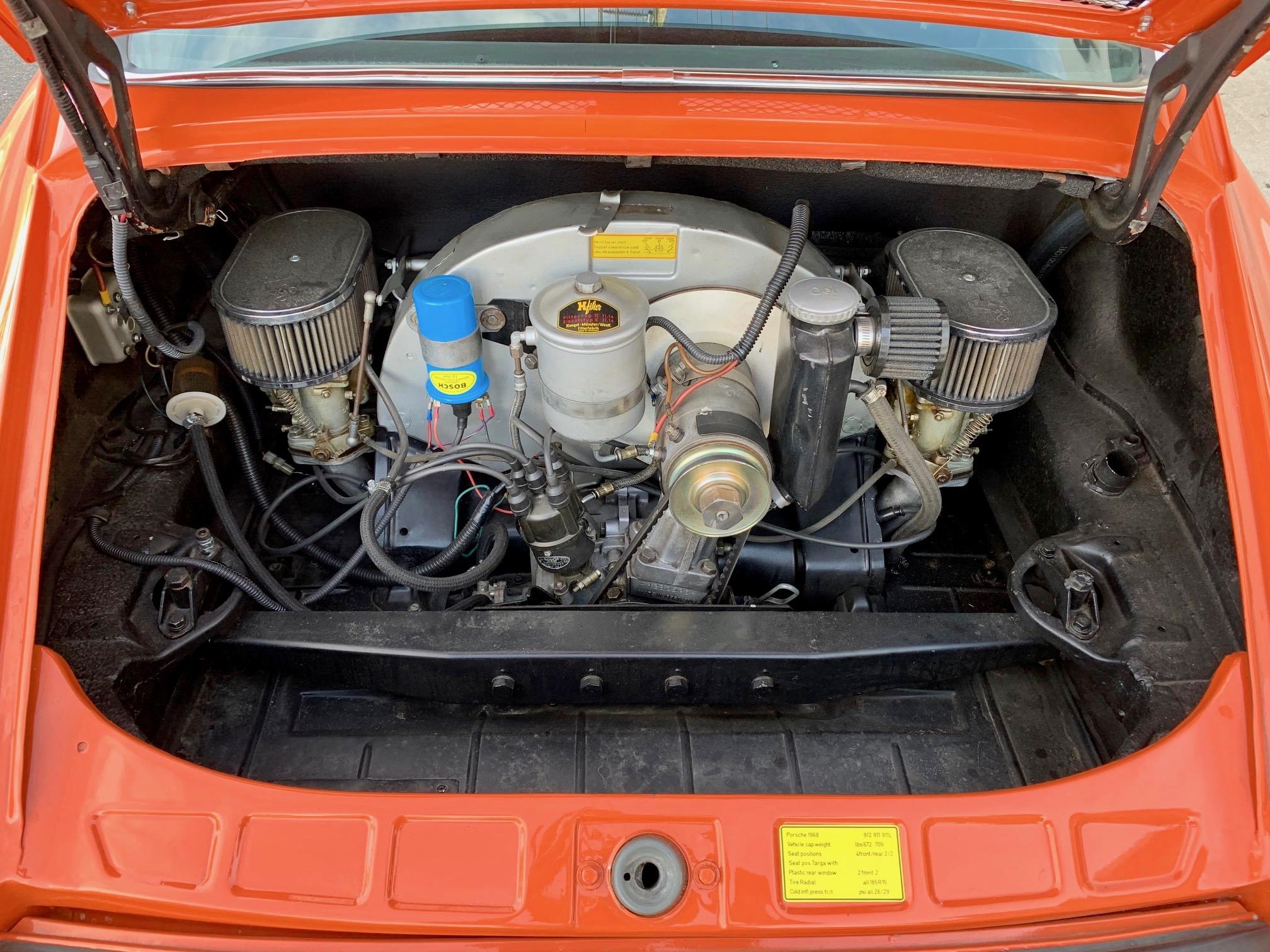 1968 Tangerine Porsche 912 1