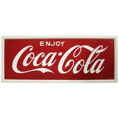 1968 Vintage Coca-Cola Soda Tin Sign