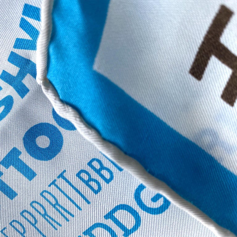 1968 Vintage Rudi Gernreich Silk Alphabet Scarf Iconic Peggy Moffitt at ...