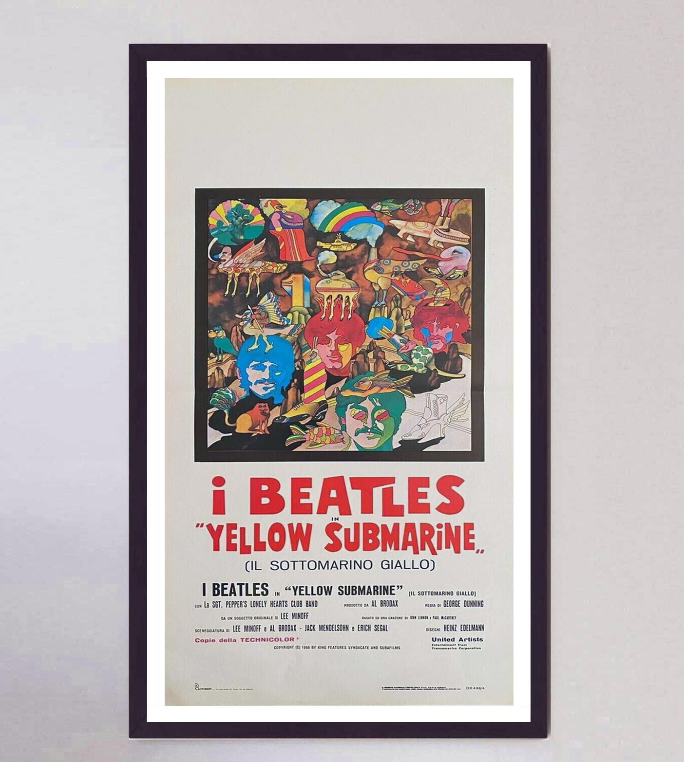 beatles yellow submarine poster