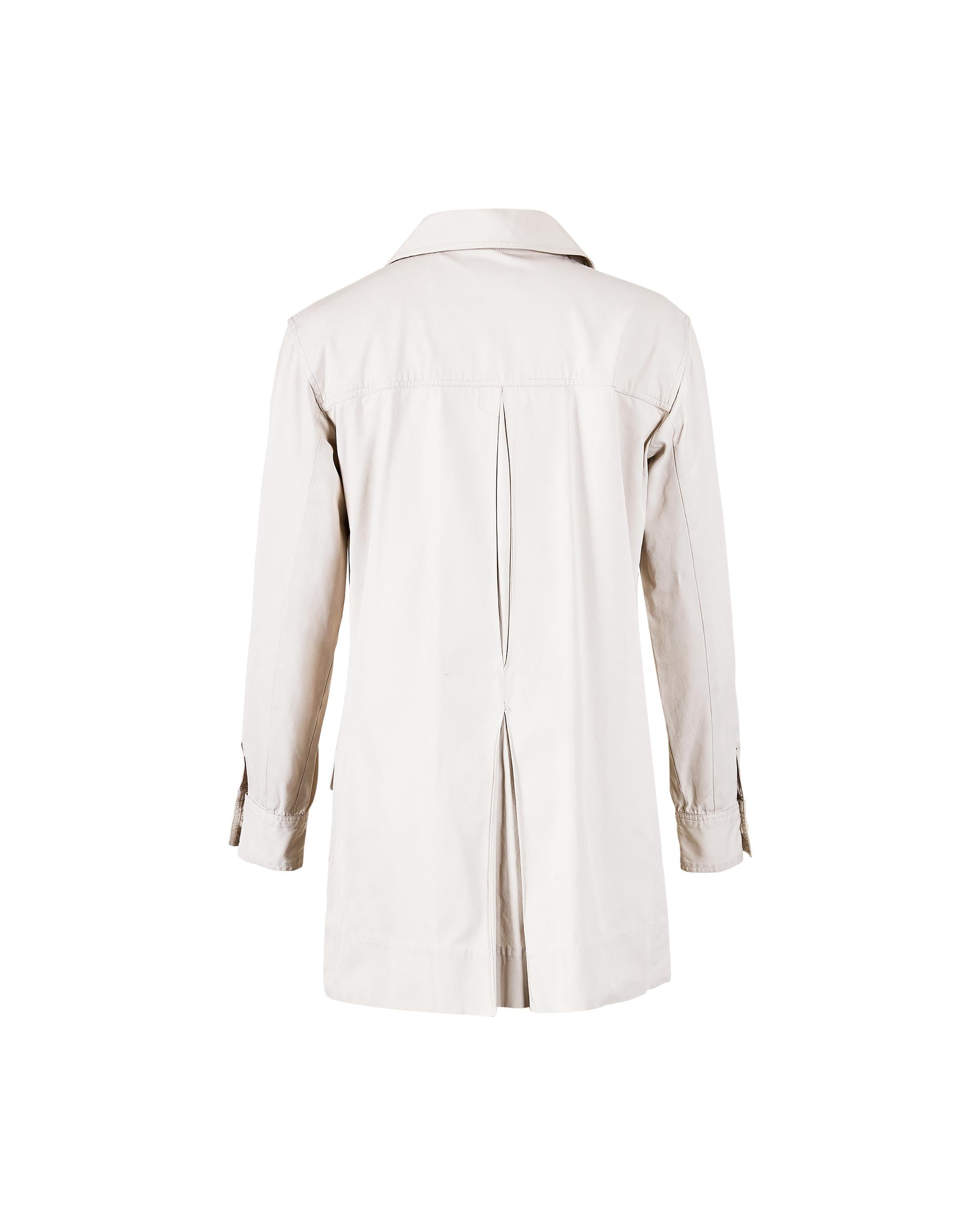 1968 Yves Saint Laurent Rive Gauche Super Rare Safari Dress In Excellent Condition In North Hollywood, CA