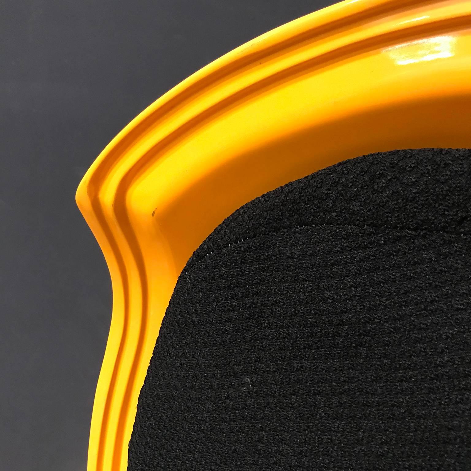 1968, Peter Ghyczy pour Ghyczy Design, œuf de jardin ou œuf Senftenberg jaune 5