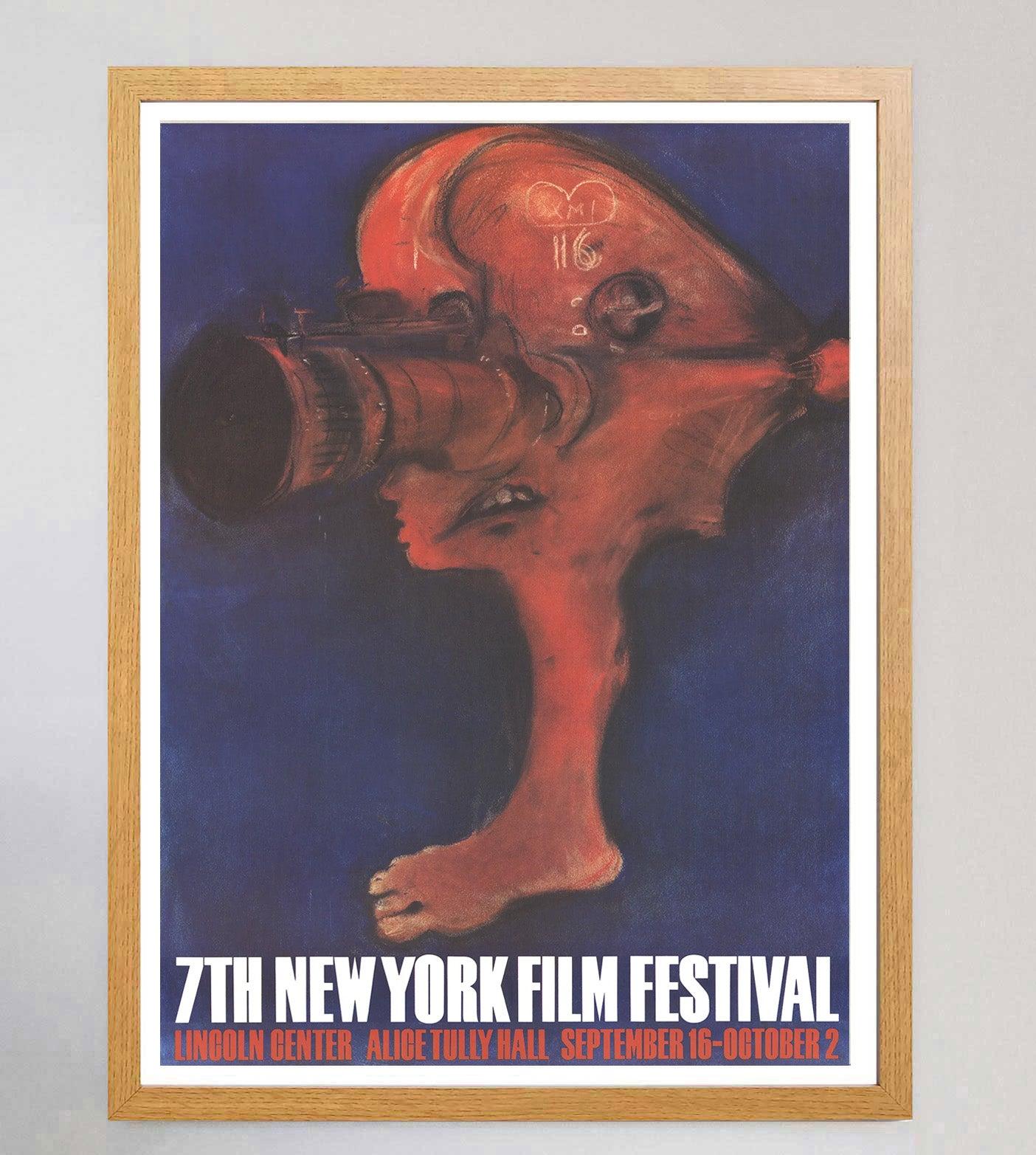 Original-Vintage-Poster, 7. New Yorker Filmfestival, 1969 (amerikanisch) im Angebot
