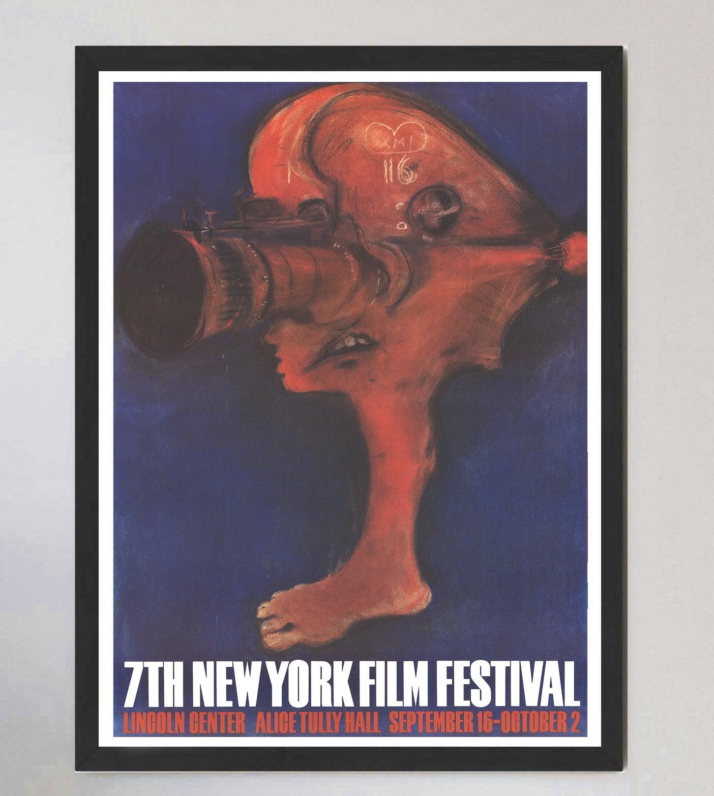 Original-Vintage-Poster, 7. New Yorker Filmfestival, 1969 (Mitte des 20. Jahrhunderts) im Angebot