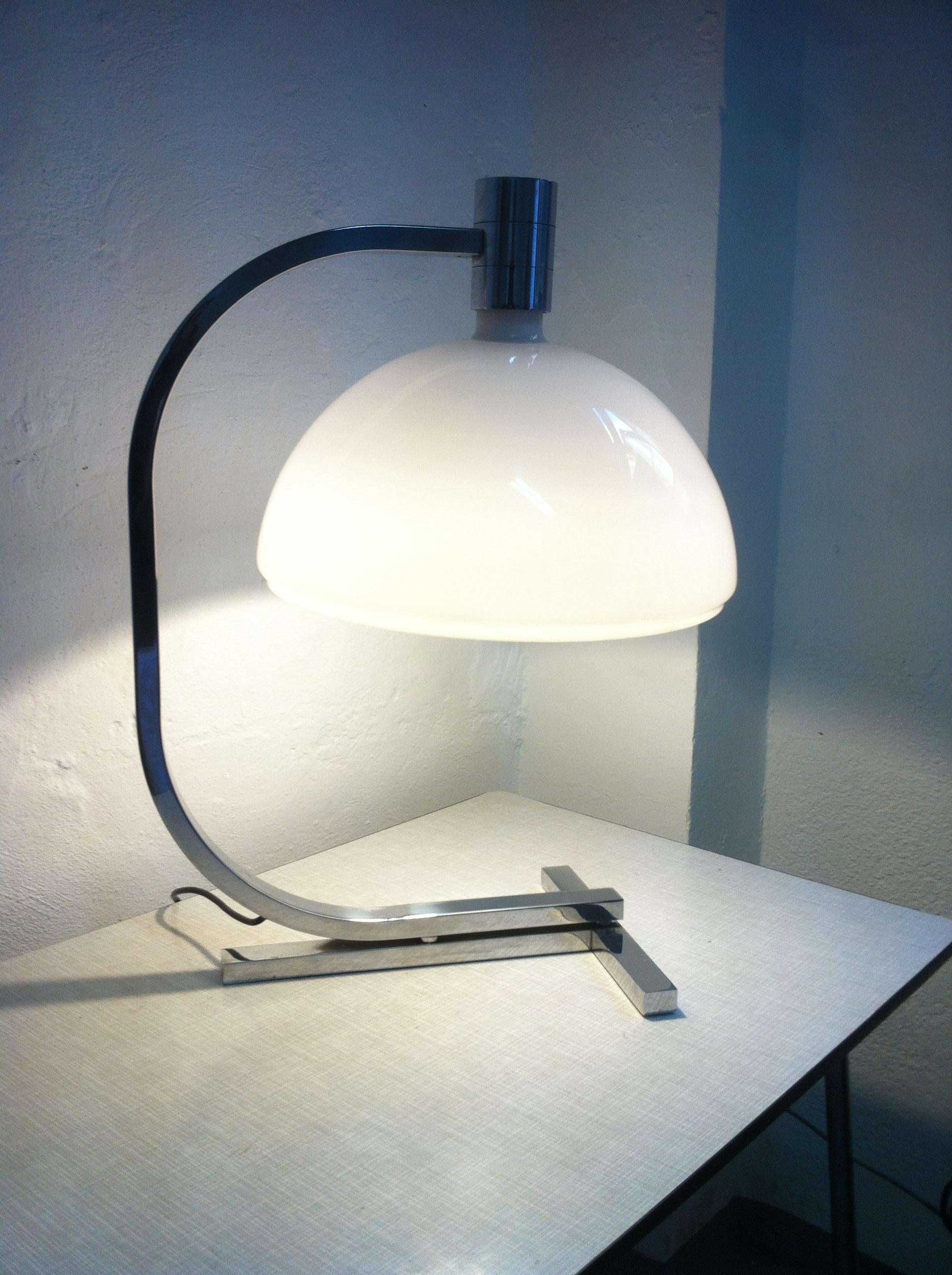 Midcentury AM/AS Table Lamp by Helg, Piva, and Albini for Sirrah Large, 1969 im Angebot 7