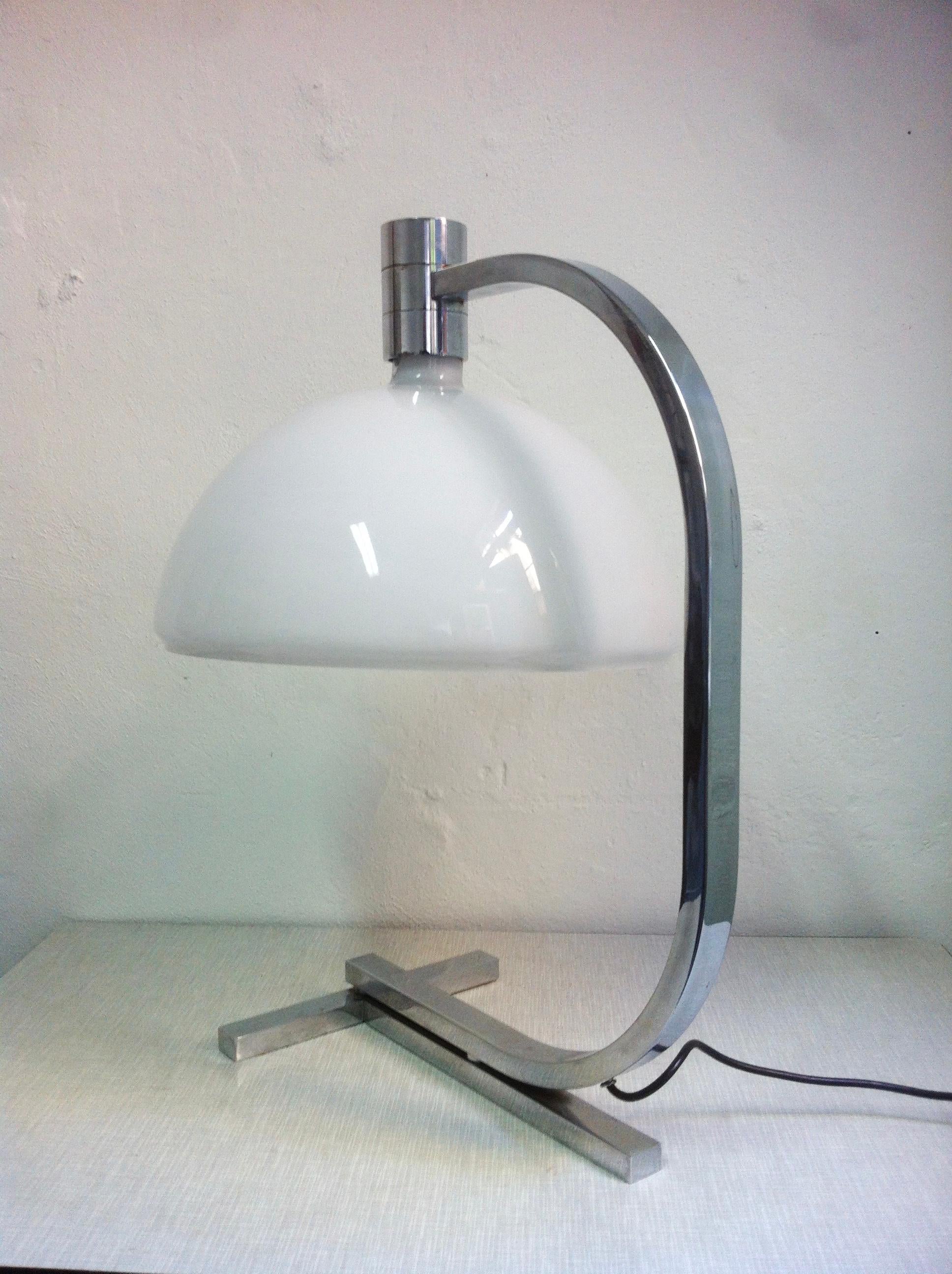 Mid-Century Modern Midcentury AM/AS Table Lamp by Helg, Piva, and Albini for Sirrah Large, 1969 For Sale