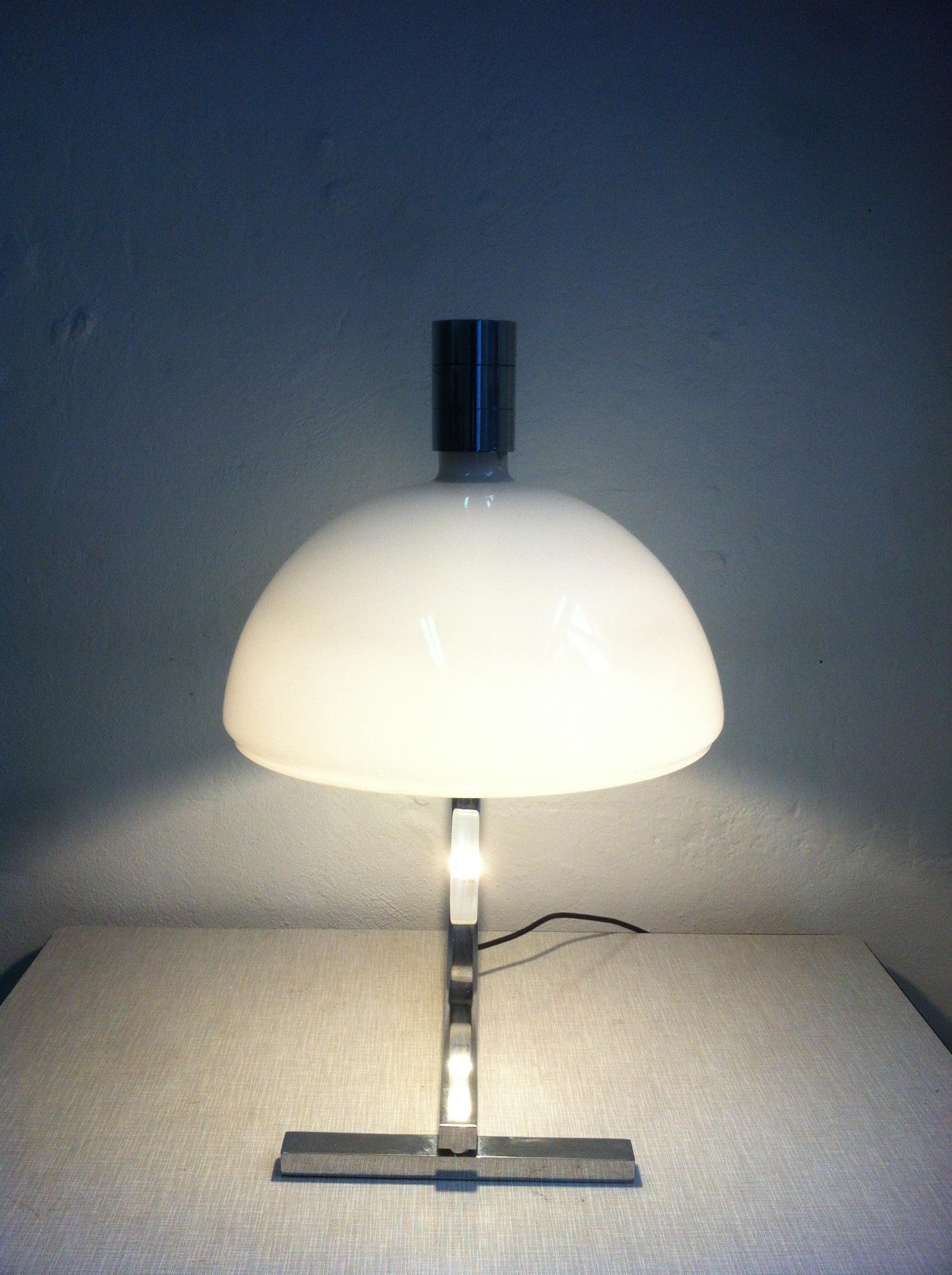 Mid-20th Century Midcentury AM/AS Table Lamp by Helg, Piva, and Albini for Sirrah Large, 1969 For Sale