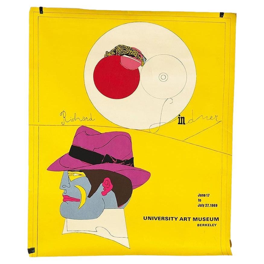 1969 Museo Universitario de Arte de Berkeley Serigrafía de arte pop Por Richard Lindner
