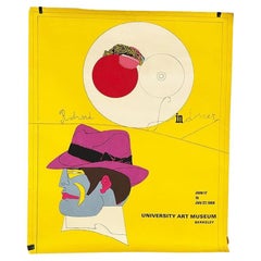 1969 Berkeley University Art Museum Pop Art Serigraph By Richard Lindner