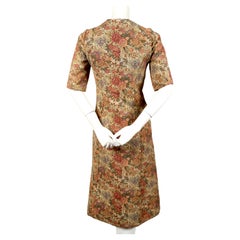 1969 BIBA floral tapestry coat with three-quarter length sleeves
