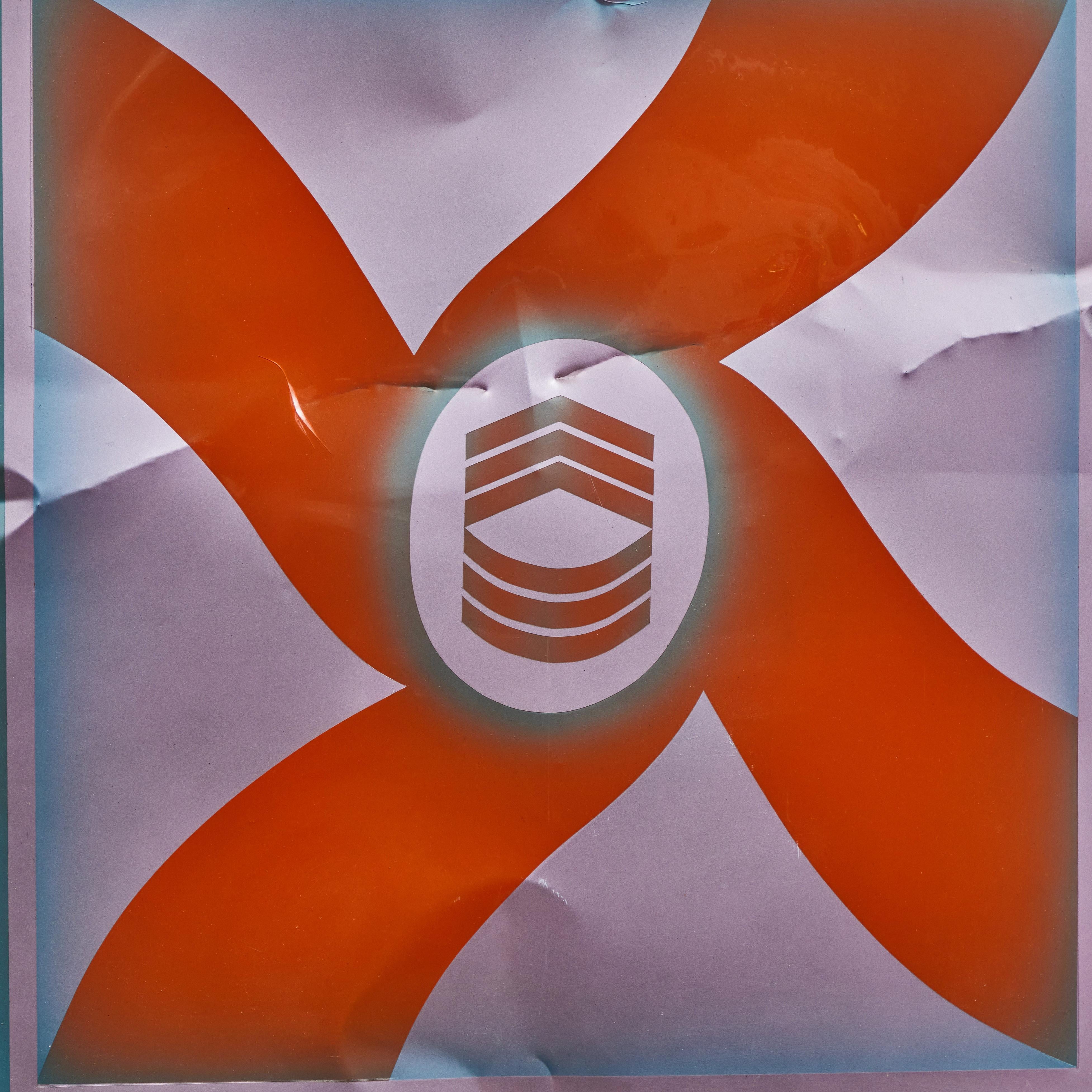 A lacquer-and-polyester-resin-on-aluminum artwork from the 1969 