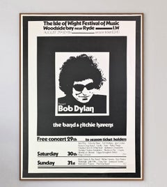 1969 Bob Dylan - Isle of Wight Festival Original Vintage Poster