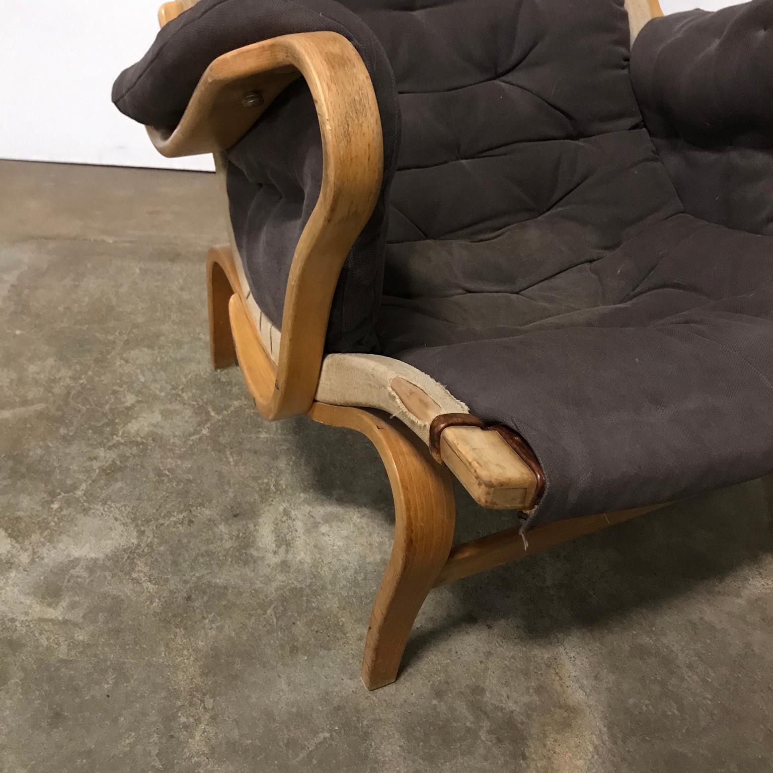 1969, Bruno Mathsson for Dux, Pernilla Lounge Chair For Sale 3