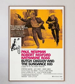 Butch Cassidy und das Sundance-Kind, Original-Vintage-Poster, 1969