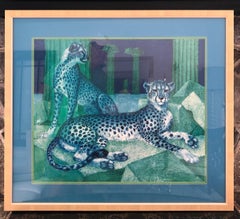 1969 Cheetah Print Girard Dac Ny, Framed