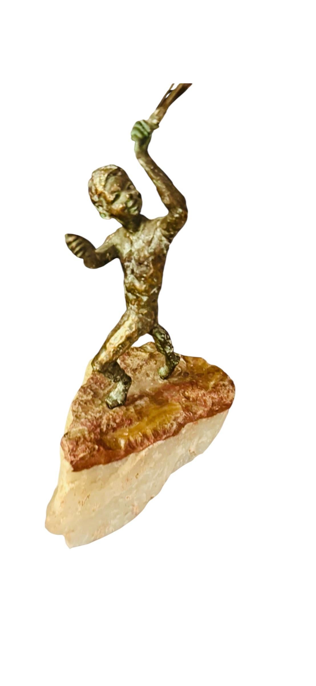 Américain 1969 Curtis Jere Bronze Balloon Boy Art Sculpture en vente