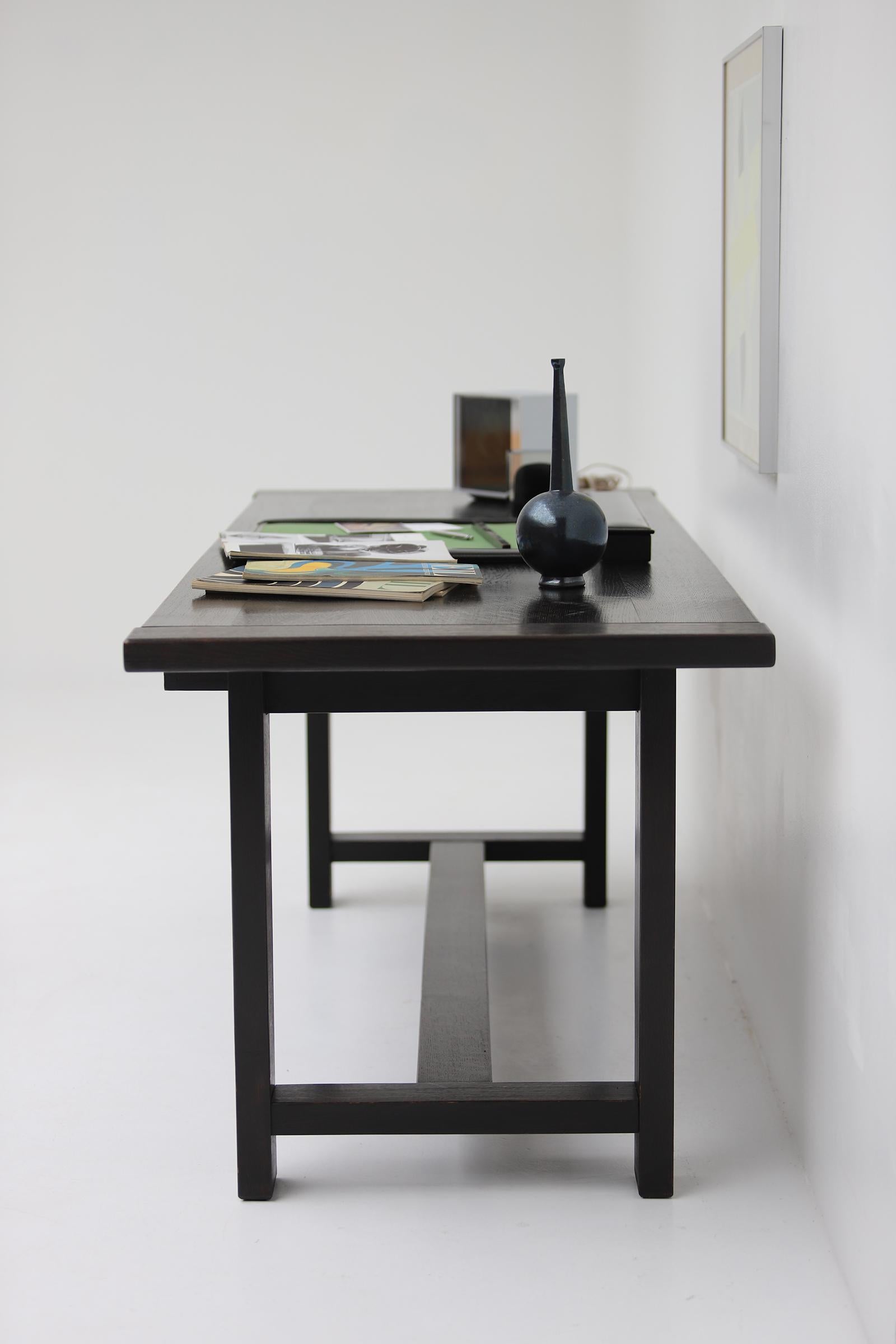 1969 Table de salle à manger / bureau conçu par J. Batenburg pour Mi Belgium, 1968 en vente 3